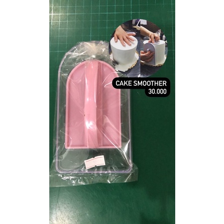 

NEW//CAKE SMOOTHER PENGHALUS BUTTERCREAM SPATULA / ALAT DEKORASI ICING PIPING