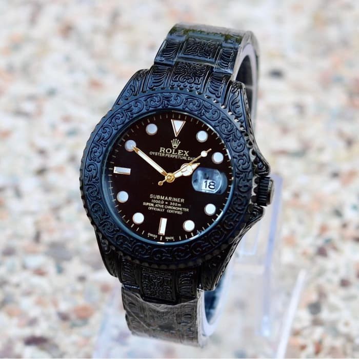 JAM TANGAN PRIA ROLEX ORI RANTAI DATE BATIK ADA 5 WARNA ANALOG COWOK GRATIS ONGKIR COD