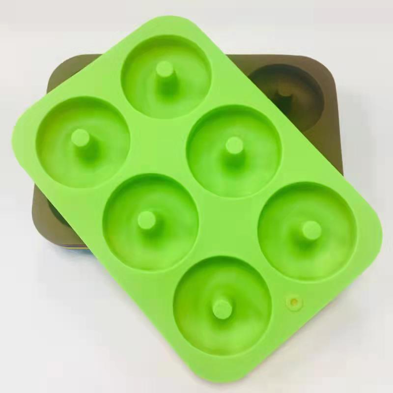 Cetakan Kue Cetakan Donat Silicone 6 Lubang Baking Mold Dome 6 Lubang Cetakan Coklat BPA Free