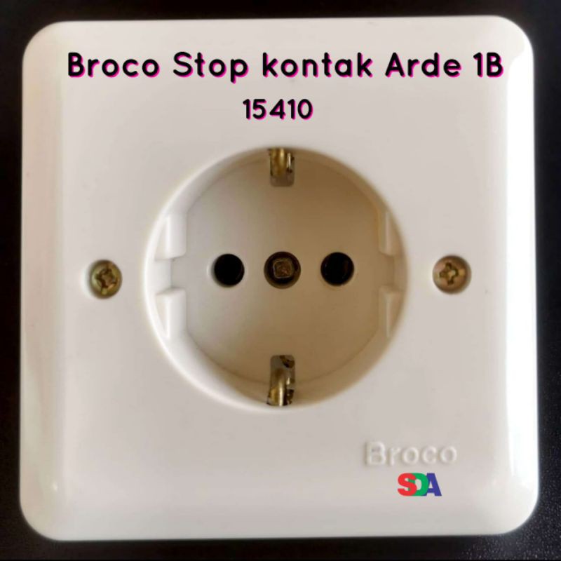 Broco Stop Kontak 1 Lubang Arde Inbow IB 5511U