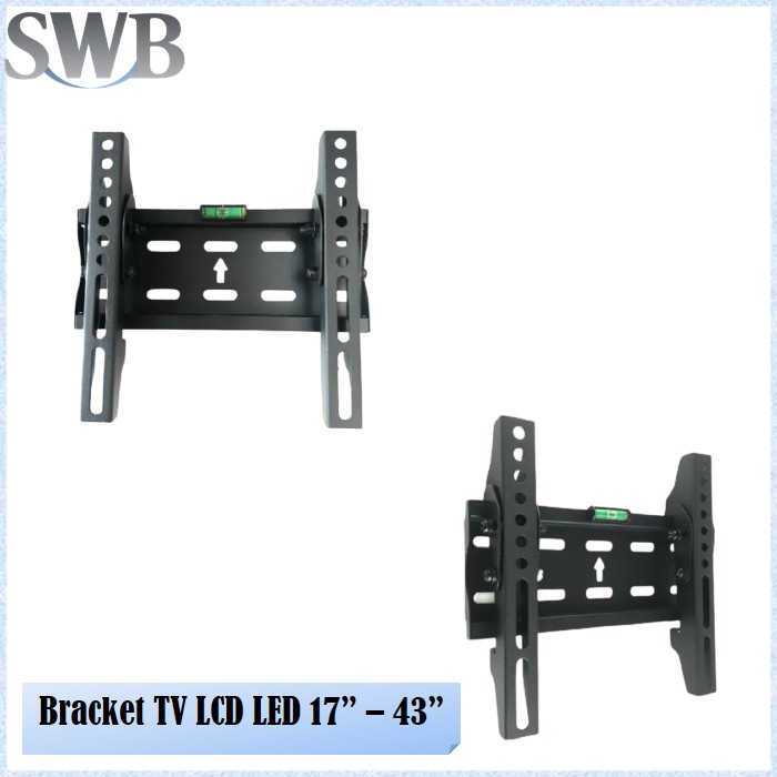 Braket TV LED 43 40 32 24 17 inch, Bracket TV Samsung 17 - 43 inch