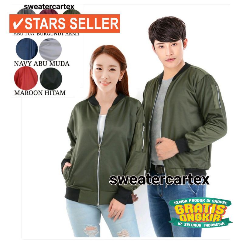 JAKET TERKEREN COWOK CEWEK  JEANS  BIOBLITZ / JAKET BOMBER SIZE M-XXL (PRIA & WANITA)