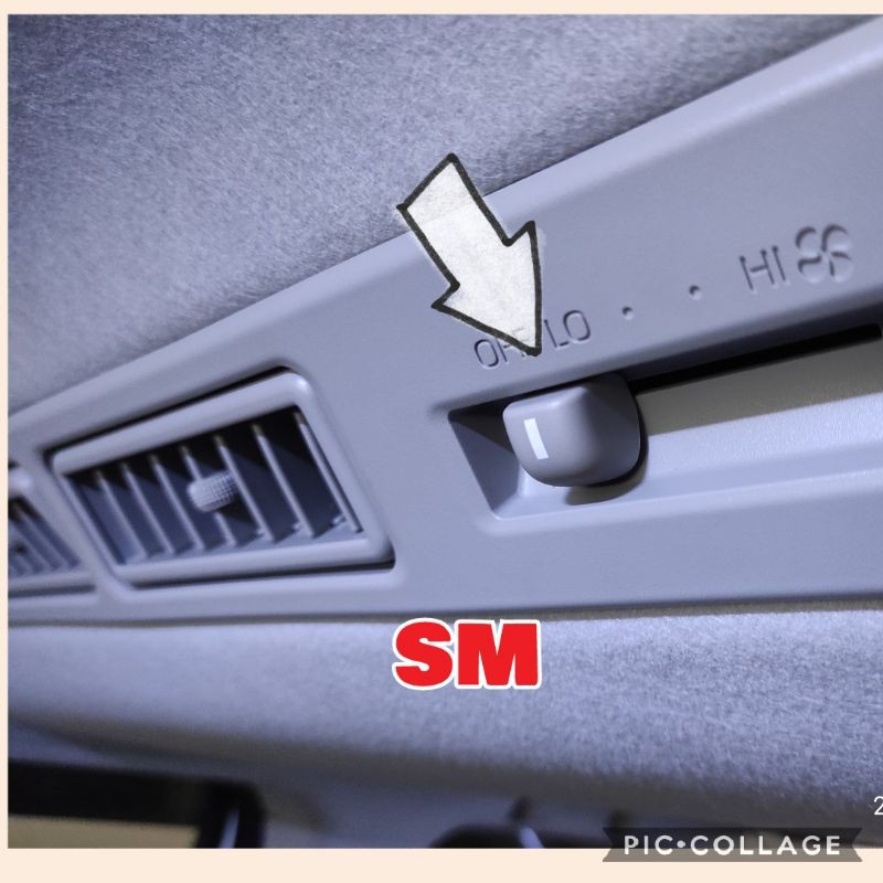 knob ac belakang sienta knop ac double blower toyota sienta