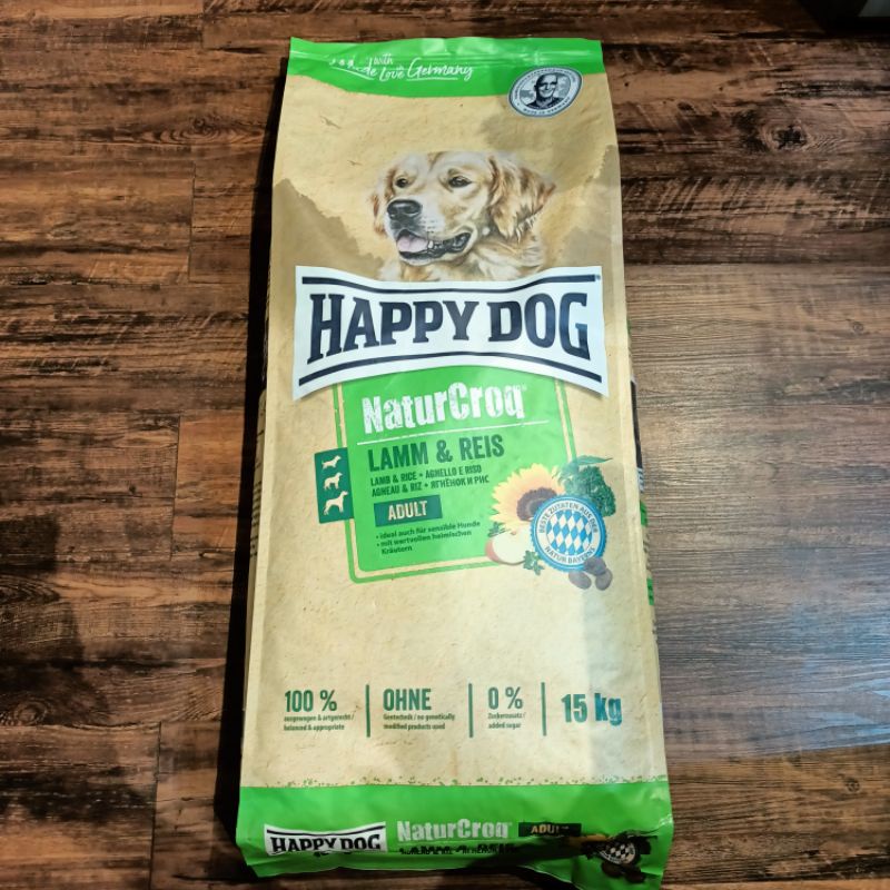 Happy Dog NatureCroq Lamb &amp; Reis 15kg / DogFood Makanan Anjing Nature Croq