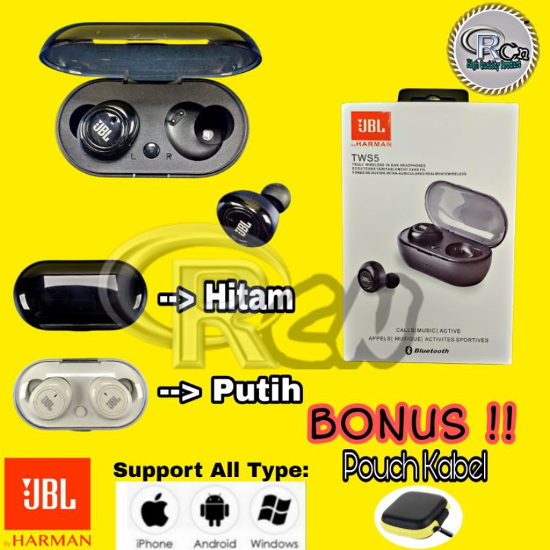 JBL Headset Bluetooth V5.0 Wireless JBL Earphone Headset JBL Wireless Headset Bluetooth JBL Earphone