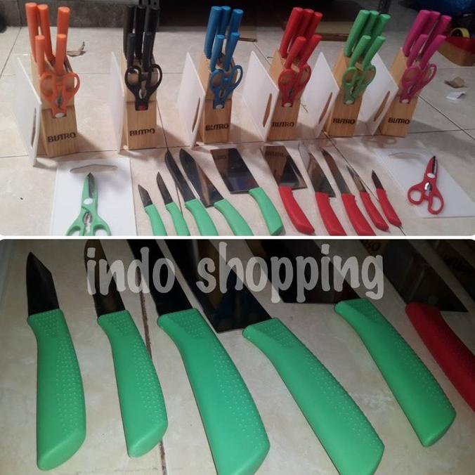 %$%$%$%$] pisau set bistro warna / knife set bistro