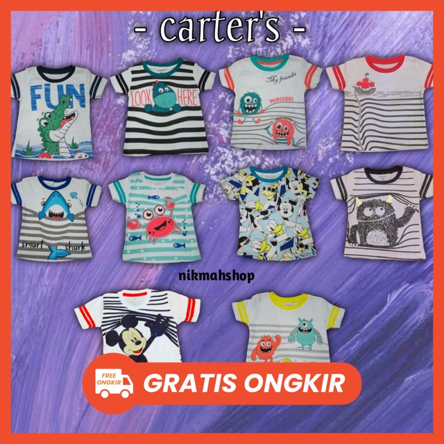 Kaos anak CARTERS