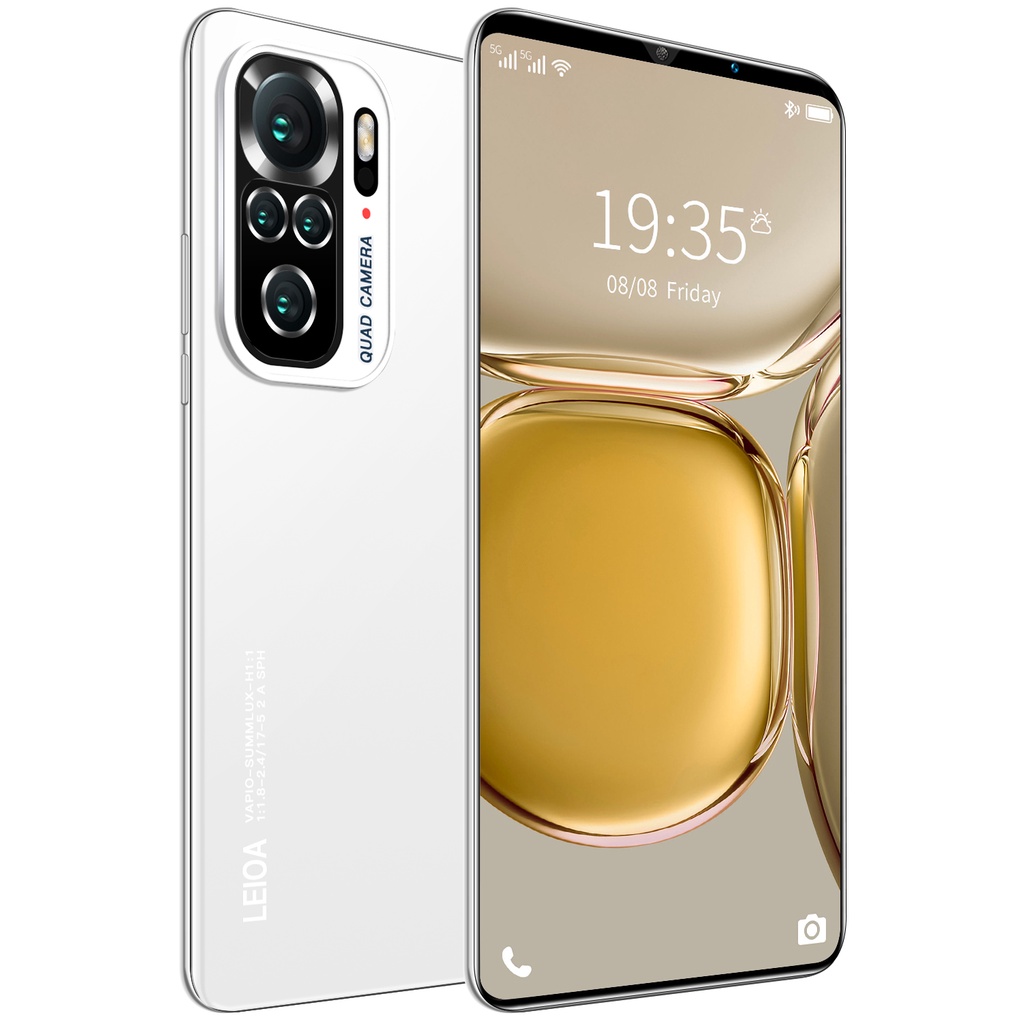 Hadiah Natal【baru】hp murah cod TERLARIS  PROMO CUCI GUDANG 2021 Note 10 8GB+128GB 5.5 inci FHD 4800mAh penjualan besar Pengiriman lokal kredit hp cicilan murah handphone murah baru-White