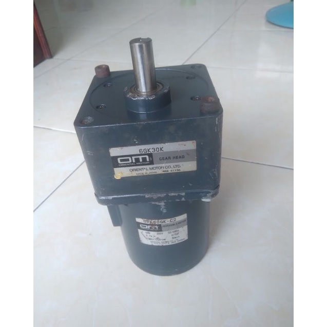 Ac Motor Gearbox OM 220V Ratio 1:30 60W