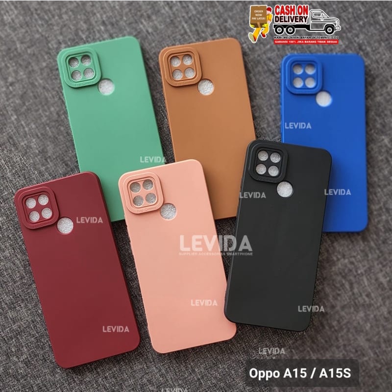 Oppo A15 Oppo A15S Case Macaron Pro Kamera
