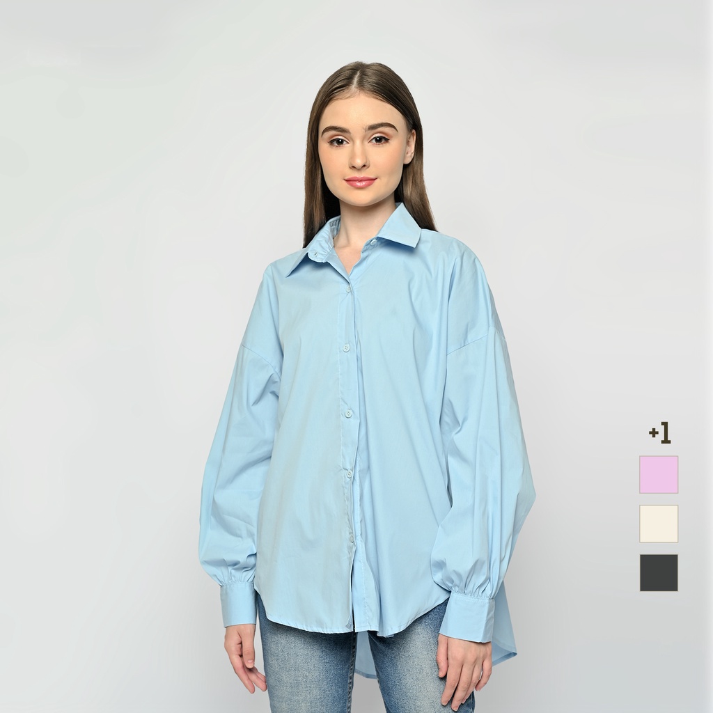 Oversized Poplin Shirt (Kemeja Oversize)