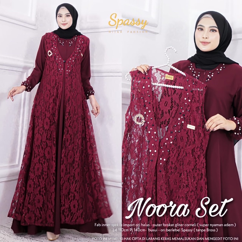 NOORA SET GAMIS by SPASSY