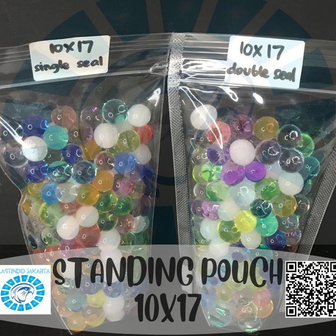 Standing Pouch ziplock klip pudot 10x17 cm