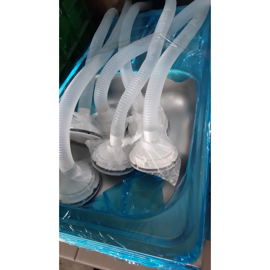 Bak Cuci Piring 75cm Bonus Afur Keranjang PVC/Bak Cuci Piring Stainless + Avur Kitchen Sink 1 lubang dan sayap 75cm + SELANG SET LENGKAP SIAP PAKAI BERKUALITAS