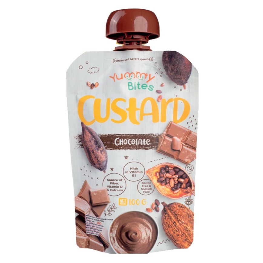 YUMMY BITES CUSTARD CHOCOLATE 100GR