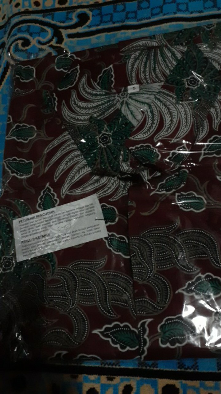 Kemeja Batik Katun Pria Ageng Sae Jumbo Big Size #159 5xl, 6xl, 7xl