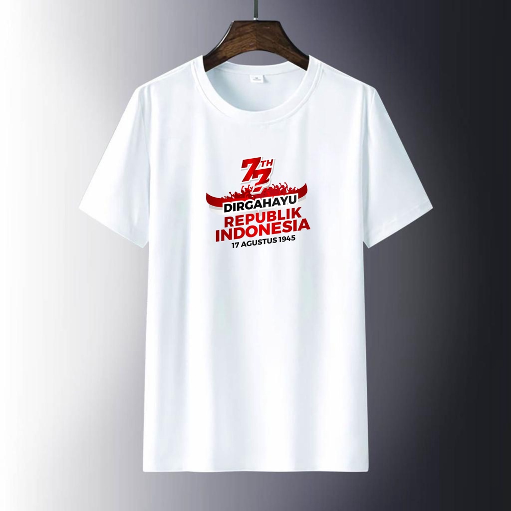 Jual KAOS HUT RI Ke 77 INDONESIA MERDEKA / SPESIAL KEMERDEKAAN ...