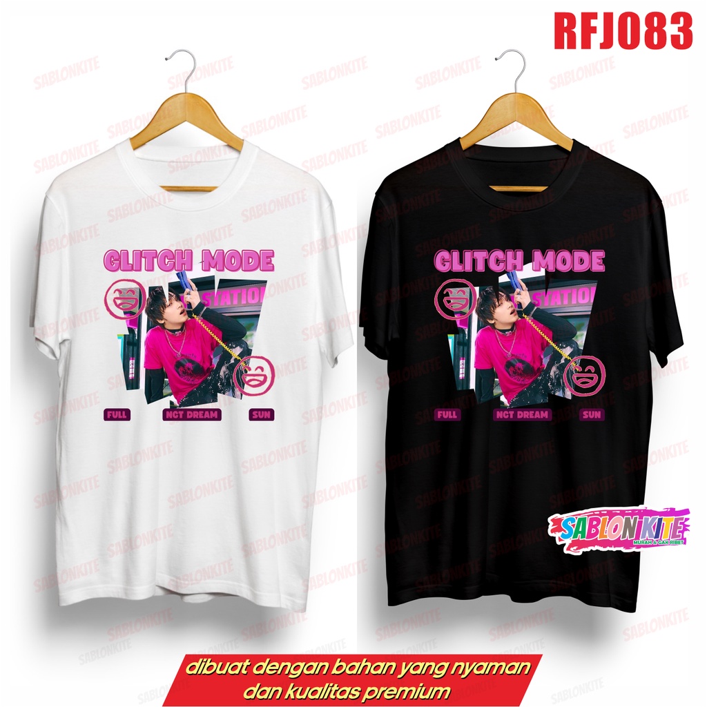 MURAH!!! KAOS NCT DREAM GLITCH MODE HAECHAN TEN MARK JAEMIN JISUNG JENO JOHNNY RFJ083