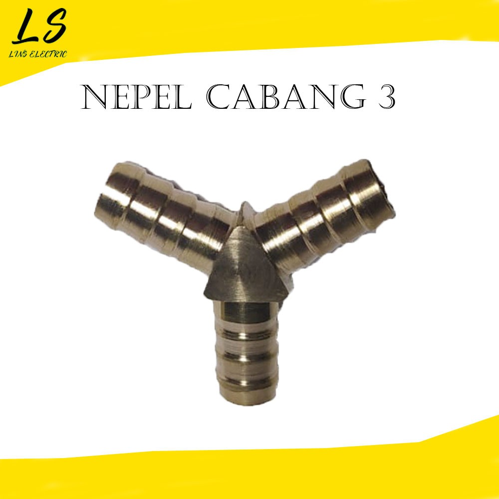 Nepel Cabang 3 (Untuk selang gas)