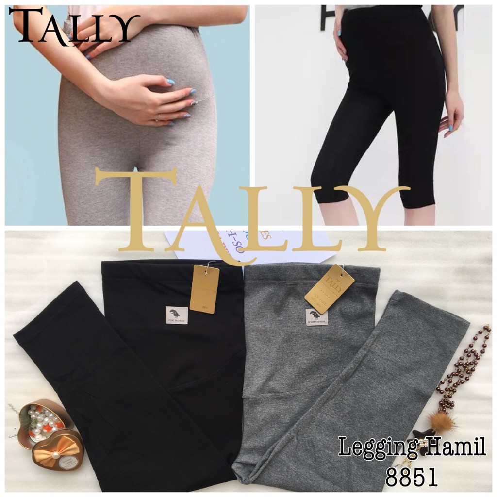  Celana  Leggings  Hamil  3 4 Ibu  Hamil  Tally 8851 Shopee 