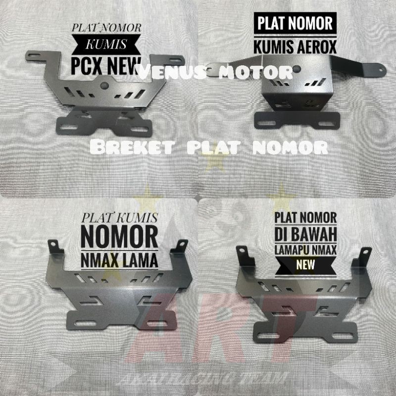 Breket Plat Nomor Kumis Laser Kualitas Terbaik Untuk Motor Nmax Aerox Pcx 150 Pcx 160 Aerox New