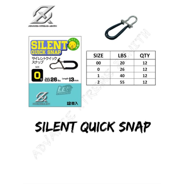 12 PCS AXZ CONNECTOR SILENT QUICK SNAP TERLARIS