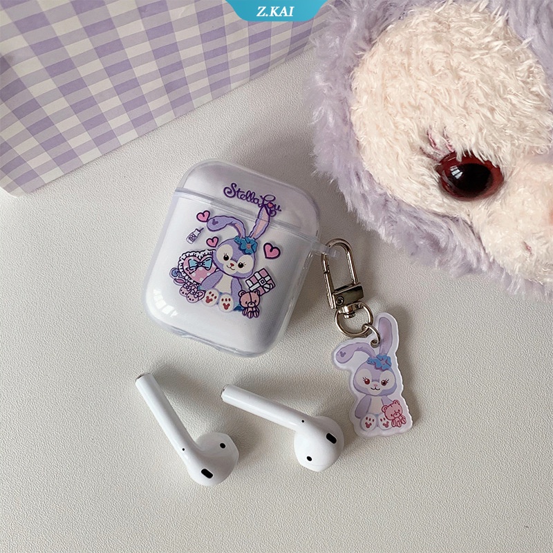 Casing Silikon Motif Kartun Disney Untuk Simpan Earphone Wireless Bluetooth Apple AirPods 1 / 2 pro