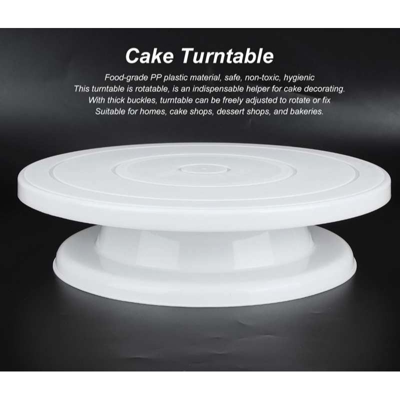  Meja Putar Kue  Revolving Cake Stand Tempat Kue  Shopee 