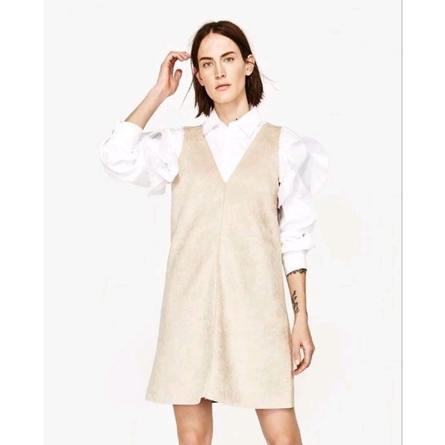 ZARA suede dress