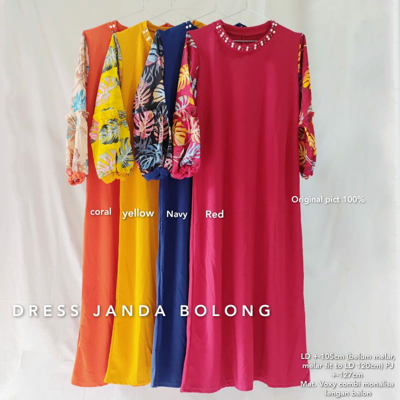 DRESS VOXY/ GAMIS VOXY/ DRESS FLOWER REMPEL/DRESS VOXY/ GAMIS VOXY/ DRESS JANDA BOLONG