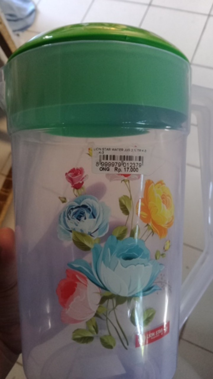 Teko Air Kan Air Eskan Water Jug Plastik Lion Star 2.1 Liter K 3 K-3