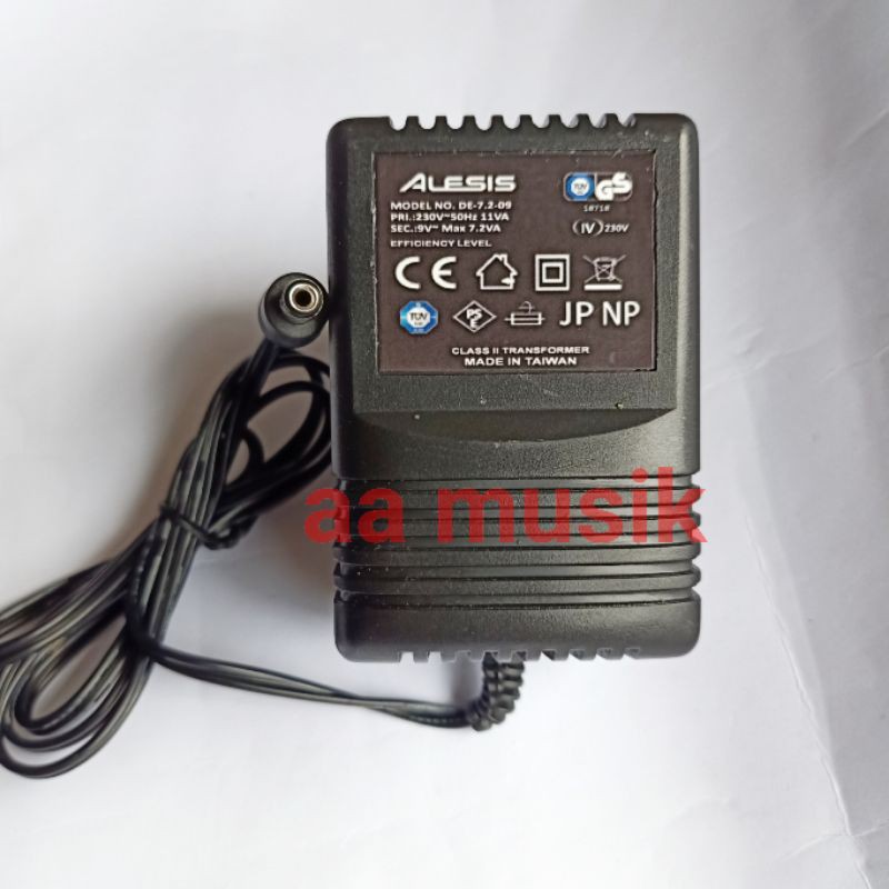 ADAPTOR ALESIS MICROVERB4 9V ALESIS TAIWAN DAN MALAYSIA