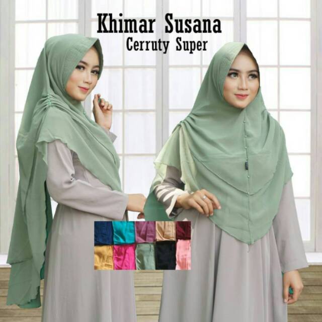 KHIMAR CERUTY/JILBAB PINGUIN/JILBAB SYARI'I