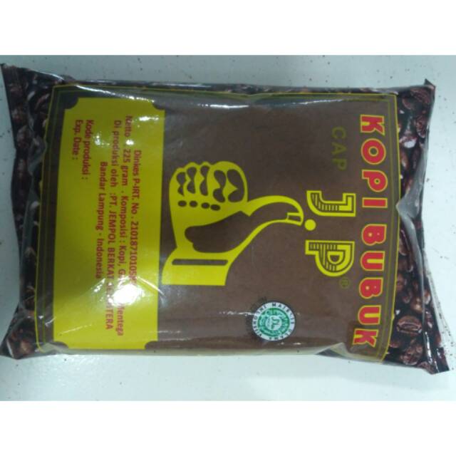 

KOPI JEMPOL CAP JP 225gr HALAL