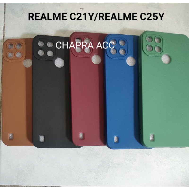 Soft case/slikon/kondom/case terbaru macaron pro camera/kamera type Hp REALME C21Y/REALME C25Y