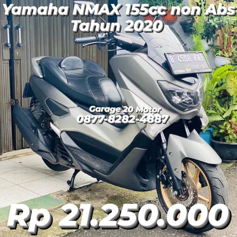 Yamaha NMAX 155cc non abs bluecore Tahun 2020 motor bekas pcx adv aerox