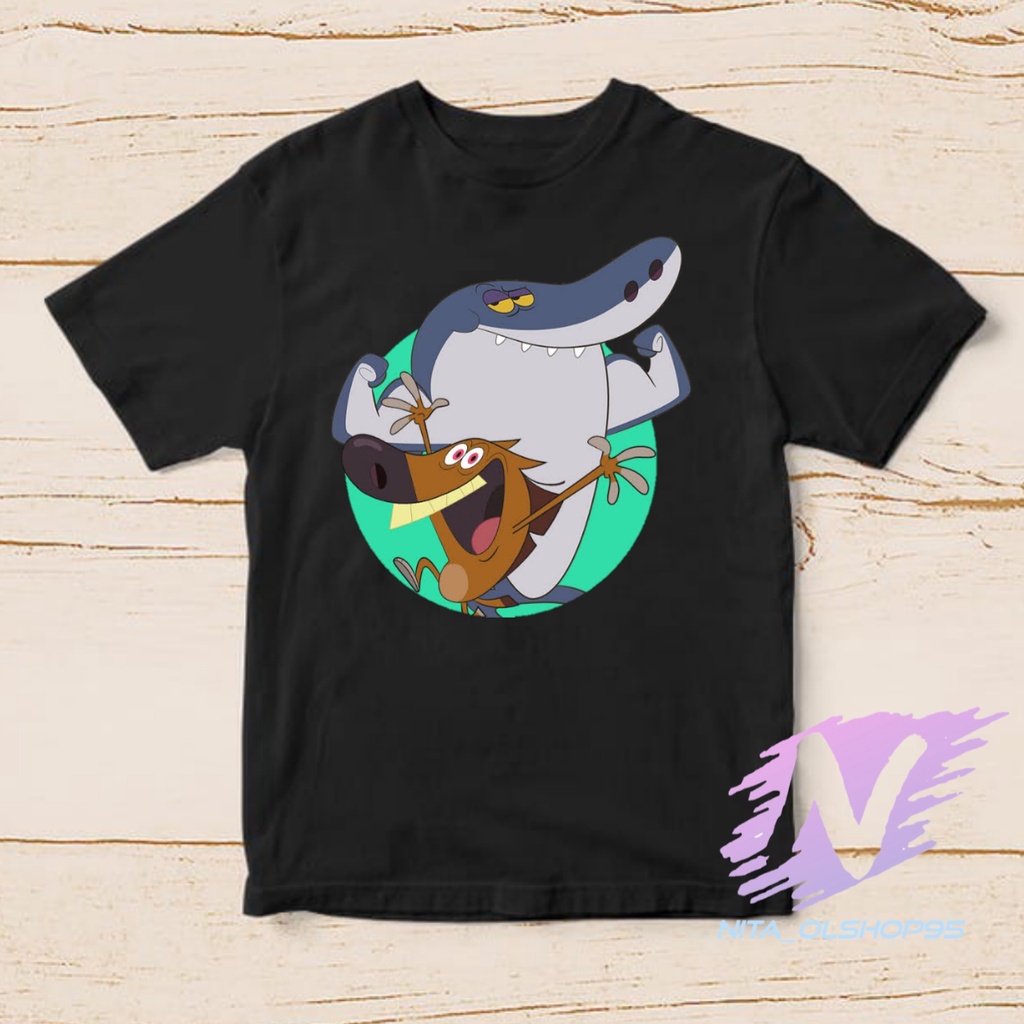 kaos zig dan serko baju anak kartun zig sharko