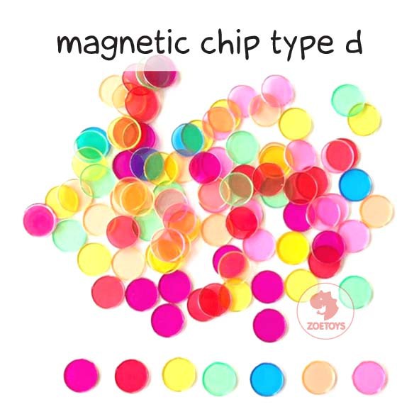 Zoetoys Learning Resources / Magnetic Chip A B C D | Mainan anak | Edutoys