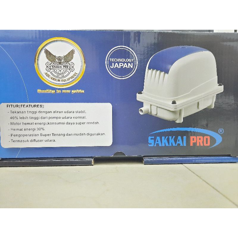 Mesin airpump aerator BLOWER SAKKAI PRO HP 45