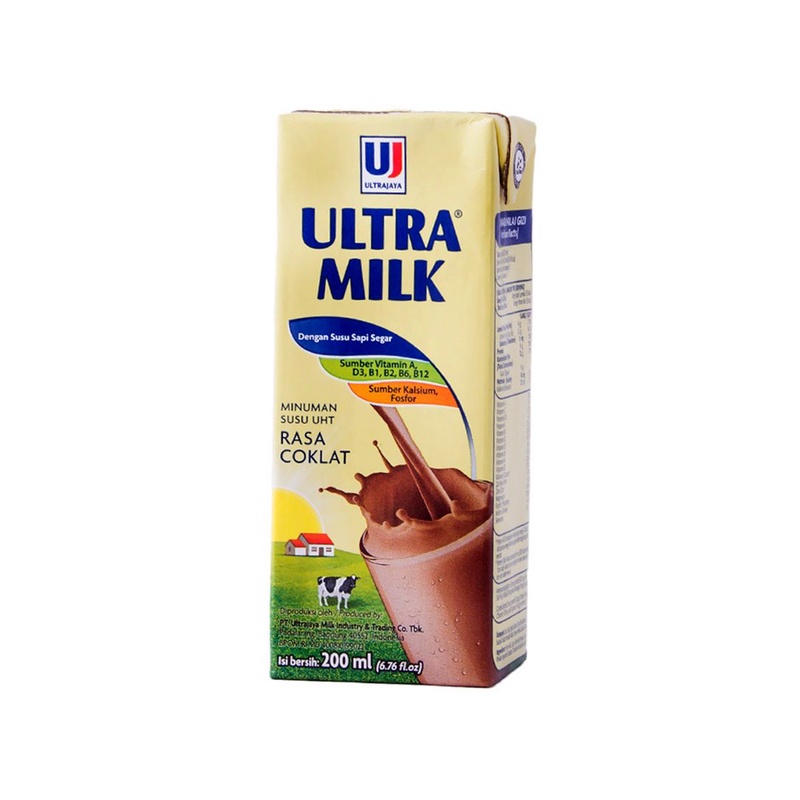 

Ultra Susu Uht Steril Slim Coklat 200Ml - Alhanan/04