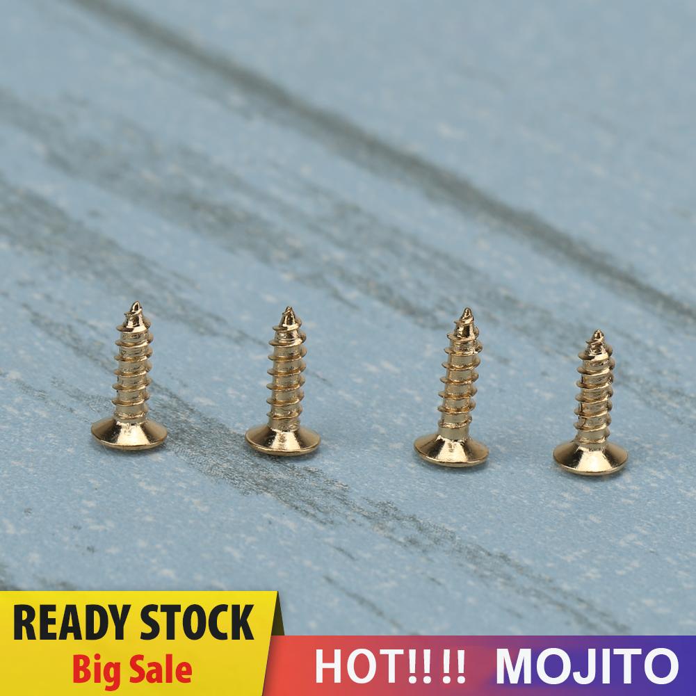 MOJITO 50pcs Acoustic Guitar Electric Guitar Guard Screw Electric Bass Panel Screw