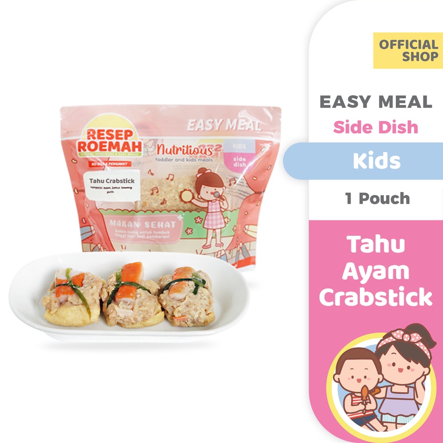 

ResepRoemah Tahu Ayam Crabstick / Chicken Tofu Crabstick / Kids / Healthy Frozen Mpasi / No MSG