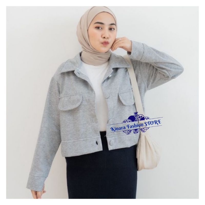 LYODRA JAKET | JAKET POLOS WANITA TERMURAH | BAHAN FLEECE TEBAL