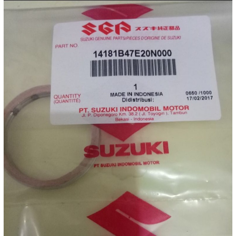 PACKING PAKING KNALPOT DEPAN SATRIA FU150 THUNDER 125 GSX R GSX S 150 SATRIA INJEKSI FU FI 150 ORI SGP