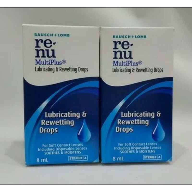 Cairan tetes softlens RENU/obat tetes mata soflen renu lens drop solution 8ml