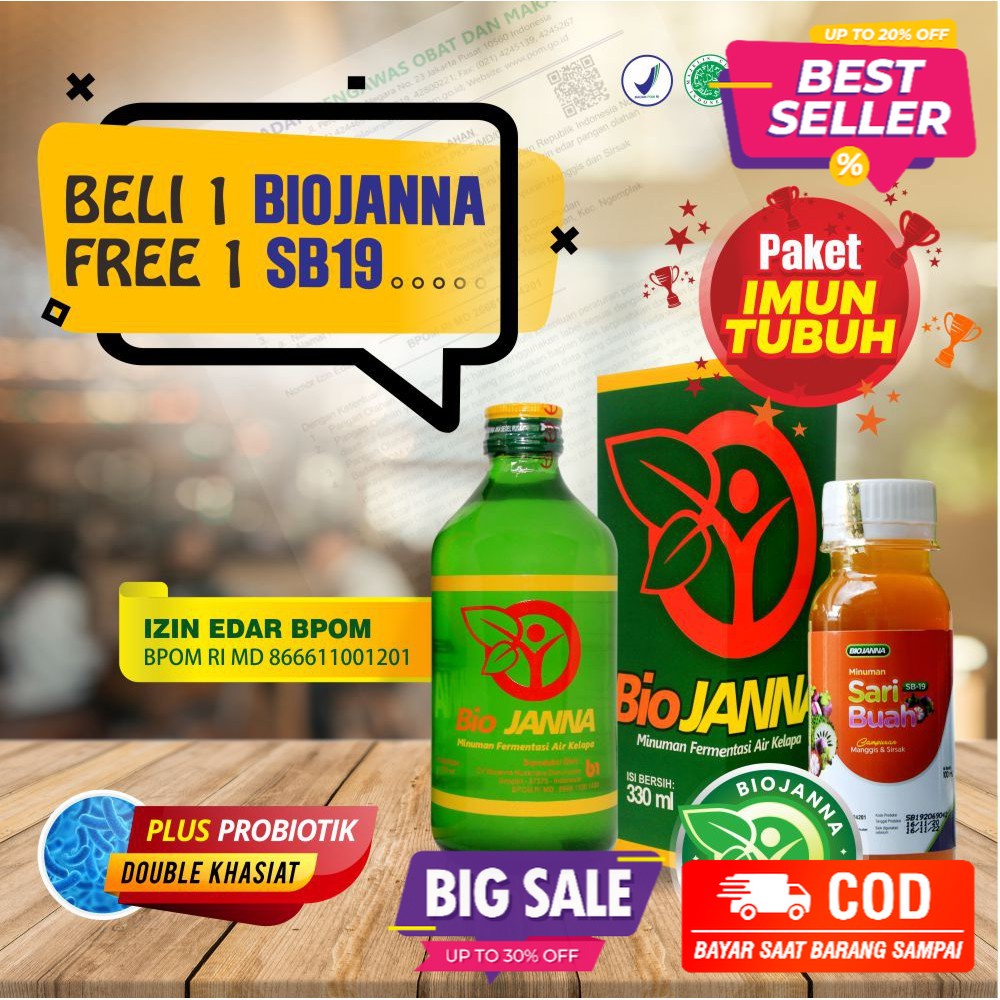 

BIOJANNA SUPER 300ml - METABOLISME - PENCERNAAN - HERBAL - BIOJANNA HERBAL - UNTUK MENJAGA IMUNITAS ORIGINAL