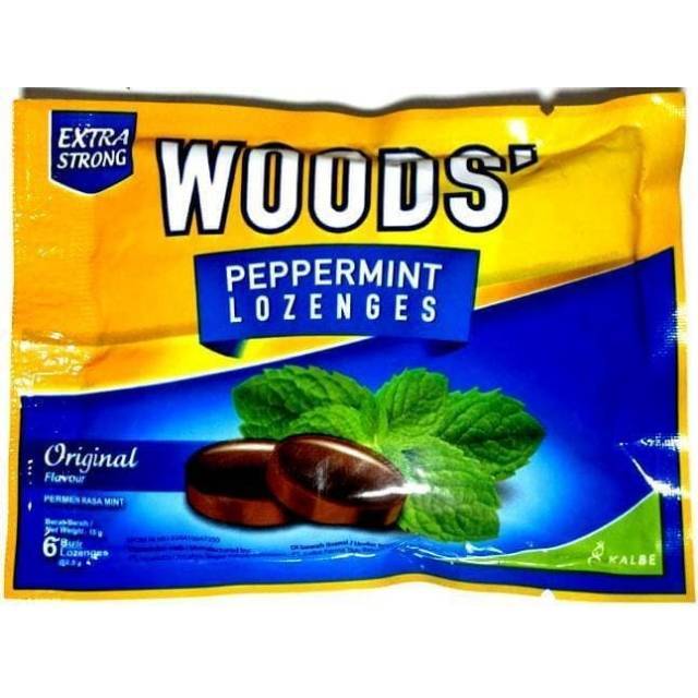 Permen Woods Lozenges 6s permen pelega tenggorokan