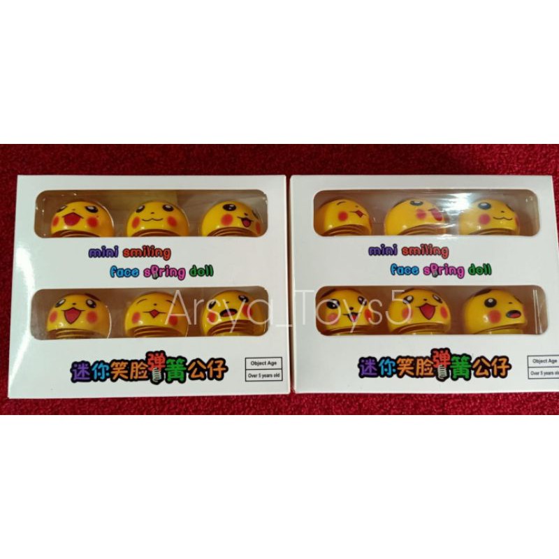 SRING DOLL MINI BONEKA EMOJI/PAJANGAN BONEKA SMILE PER GOYANG