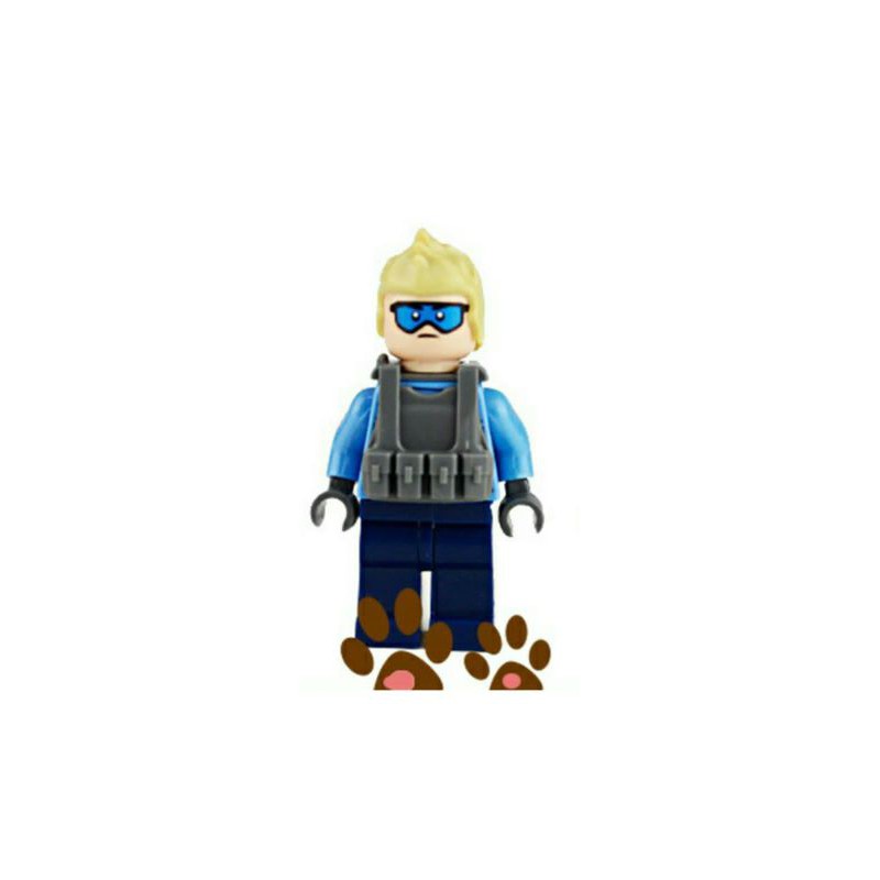 Mainan Lego Polisi Maskulin Kacamata