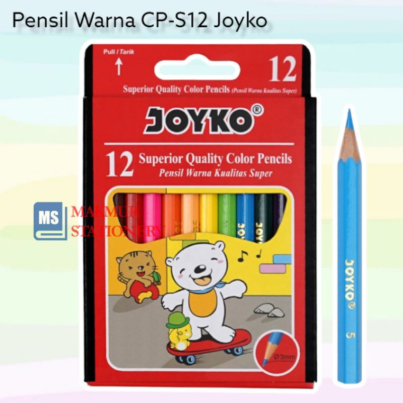 

Pensil Warna Joyko Mini 12 Warna CP S12